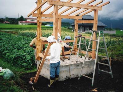 作業中